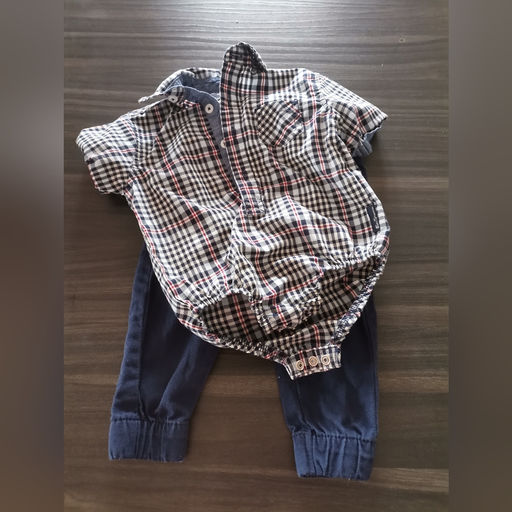 Ben Sherman matching set size 6-9M